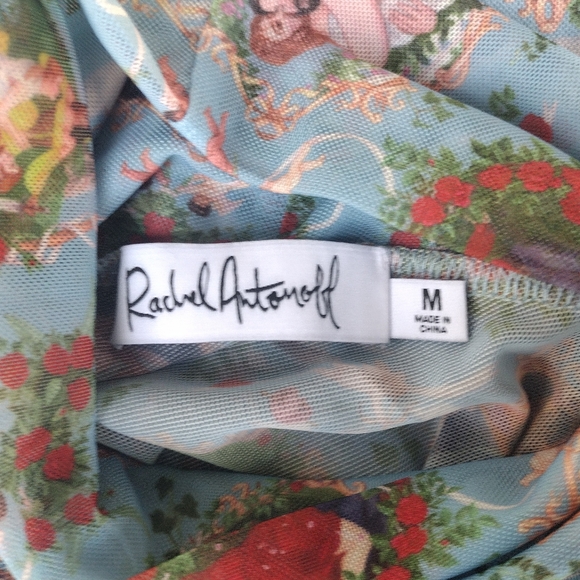 Rachel Antonoff Black Lillian Turtleneck In Romance Novel Size M EUC - Picture 6 of 9